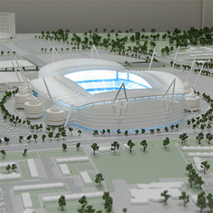 3D Printed Model of Etihad Stadium