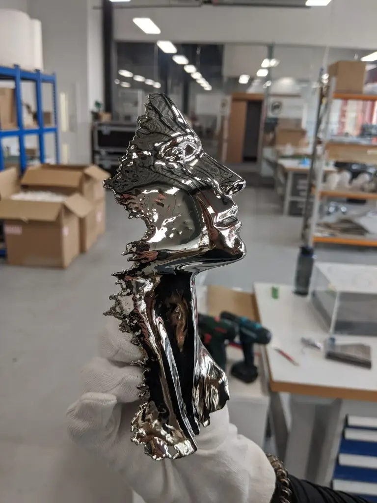 Resin 3D Print using metalisation service